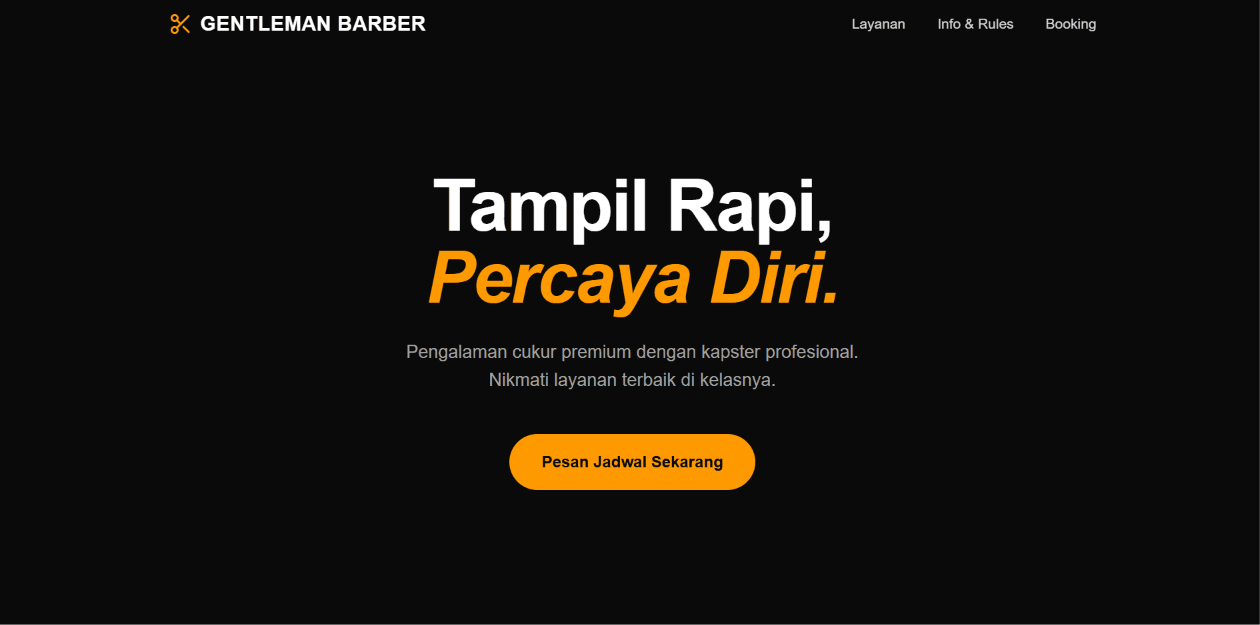 Barbershop Website